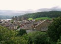 Wales - Conwy - Blick über Dächer auf die Festung