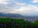 Lago Maggiore - Abend mit Seeblick und Hortensie