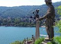 Lago Maggiore - Isola Bella - Umkränzte Statue