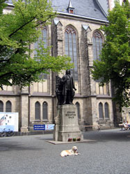 Die Johann Sebastian Bach - Statue