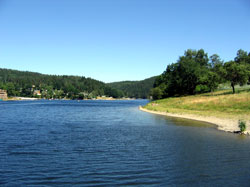 Talsperre bei  der Linkenmühle
