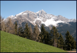 Blick vom Giggleberg zum 2998m hohen Tschigat
