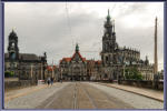 Kathedrale, Altstadt Dresden von Augustusbrücke